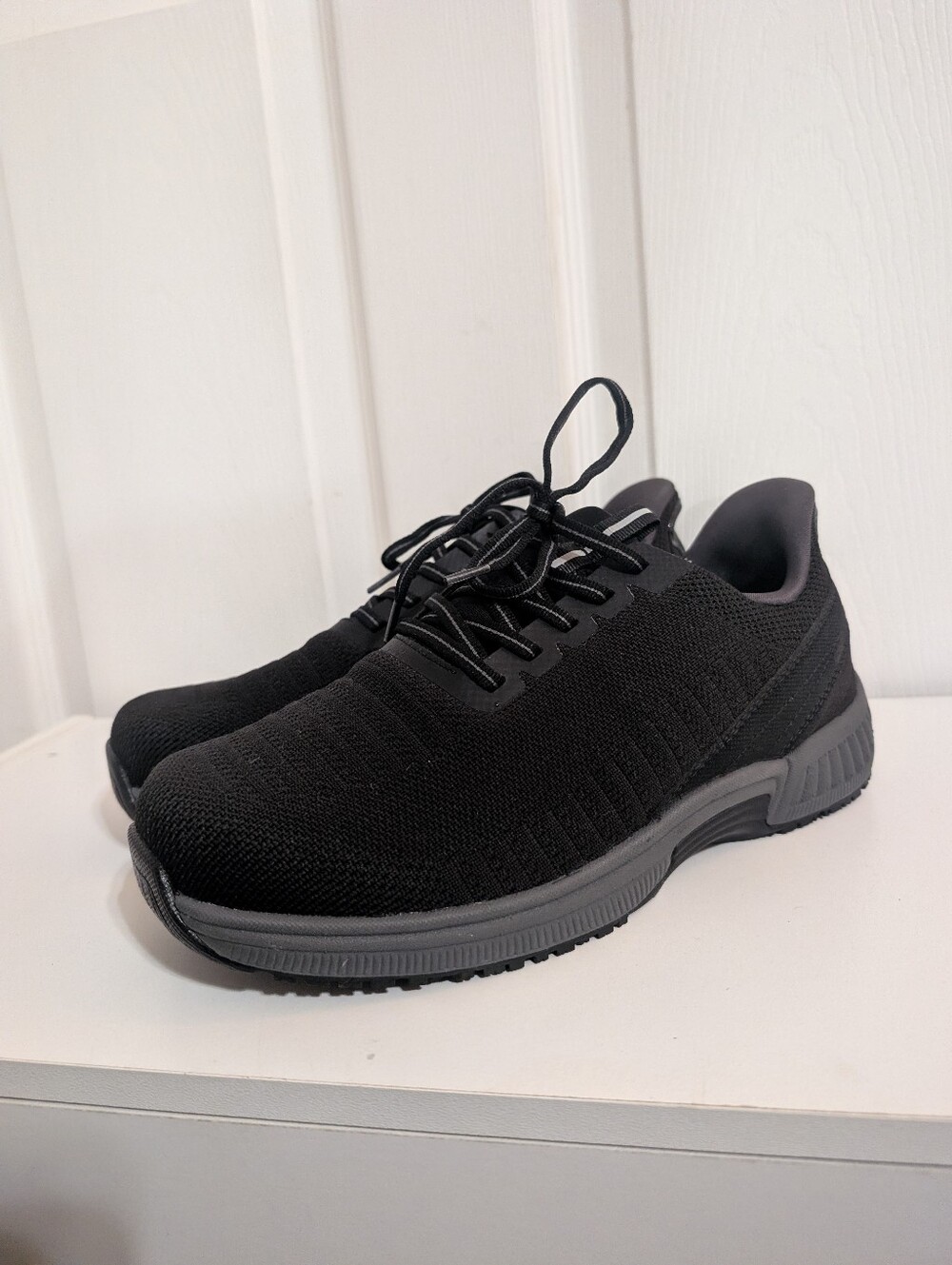 Orthofeet Yari Mens Shoes Hands Free Black Comfort Sneakers Size 7 Wide 6E XXW